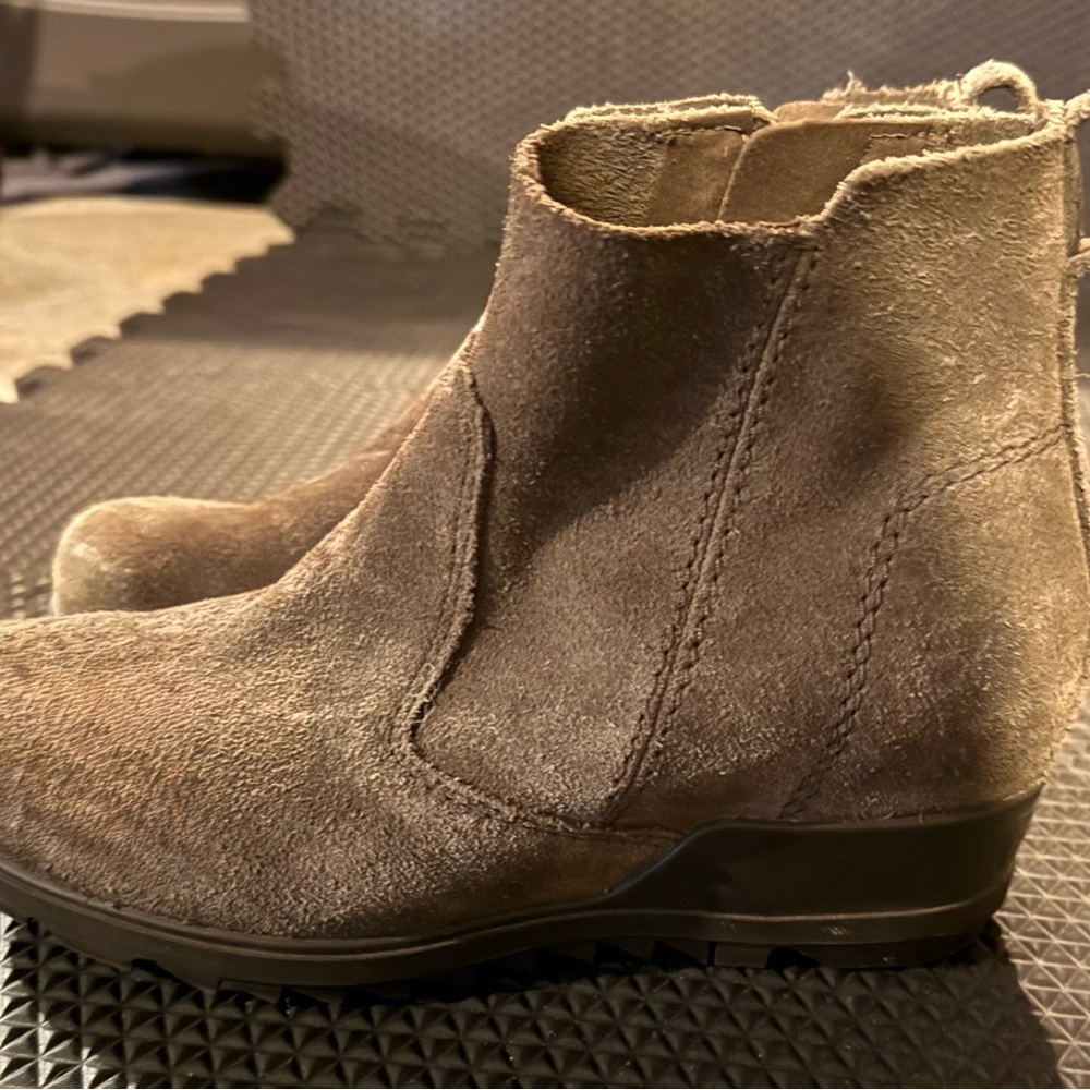 Sorel Women's Suede Ankle Boots - Brown